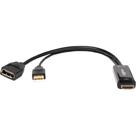 Rocstor HDMI to DisplayPort 4K@30Hz Adapter M/F - Black - Y10A234-B1