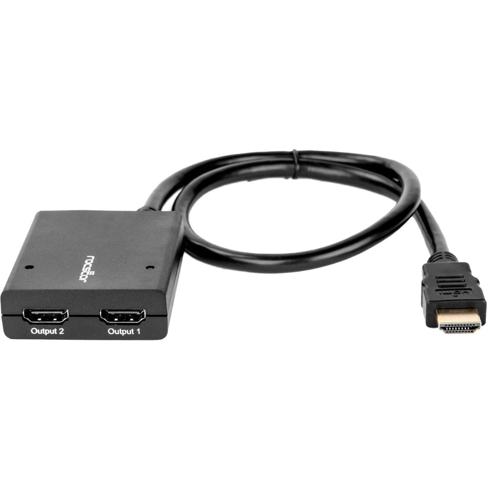 Rocstor 2-Port HDMI Splitter with USB Power-4K - Y10A235-B1