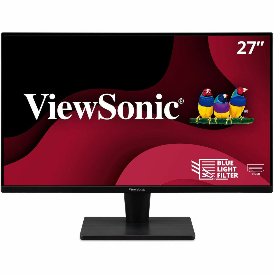 ViewSonic VA2715-2K-MHD 27 Inch 1440p LED Monitor with Adaptive Sync, Ultra-Thin Bezels, HDMI and DisplayPort Inputs for Home and Office - VA2715-2K-MHD