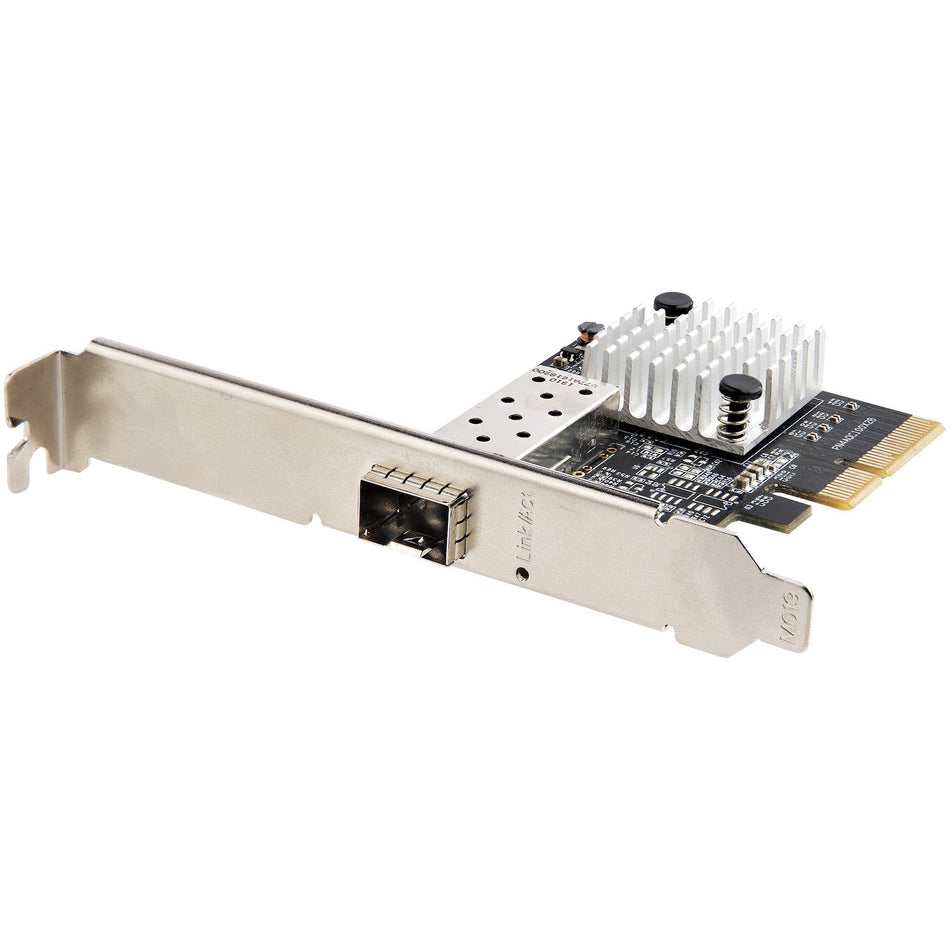 StarTech.com 10G PCIe SFP+ Card, Single SFP+ Port Network Adapter, Open SFP+ for MSA-Compliant Modules/Cables, 10 Gigabit PCIe NIC Card - PEX10GSFP