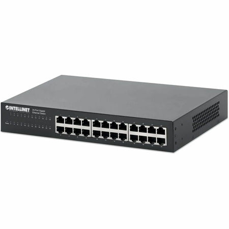 24-Port Gigabit Ethernet Switch, 24 x 10/100/1000 Mbit/s RJ45-Ports, IEEE 802.3az (Energy Efficient Ethernet), Desktop, 19" Rackmount, Metal - 561273