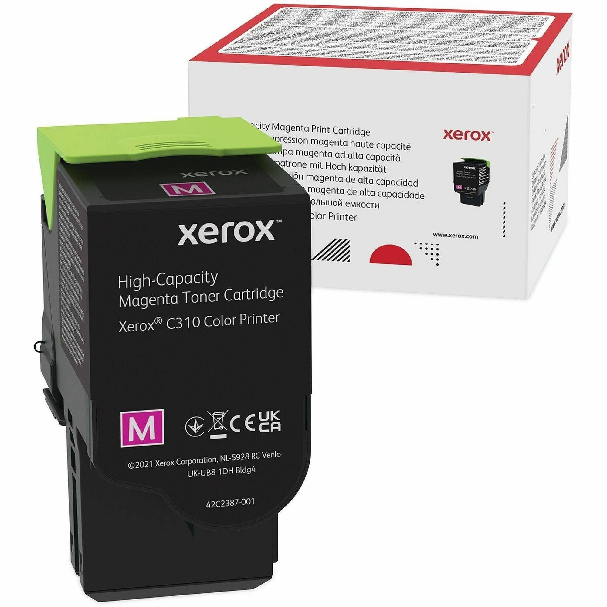 Xerox Genuine Xerox&reg; C310 Color Printer/ C315 Color Multifunction Printer Magenta High capacity Toner Cartridge (5500 Pages) - 006R04366 - 006R04366