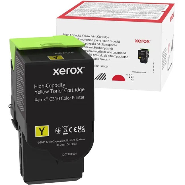 Xerox Original High Yield Laser Toner Cartridge - Single Pack - Yellow - 1 / Pack - 006R04367