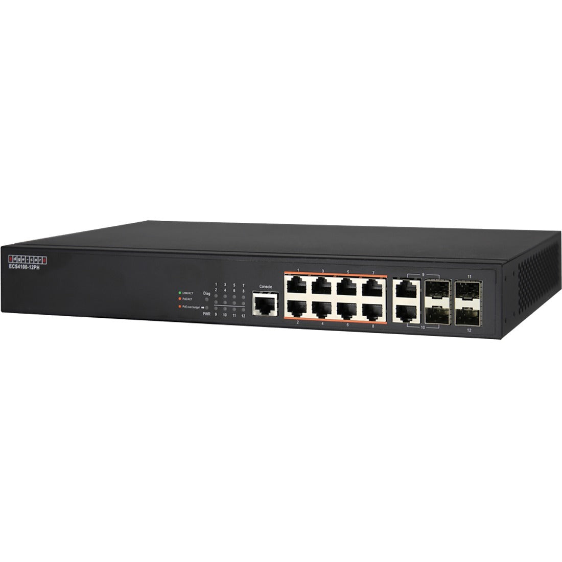 Edge-Core ECS4100-12PH Ethernet Switch - ECS4100-12PH