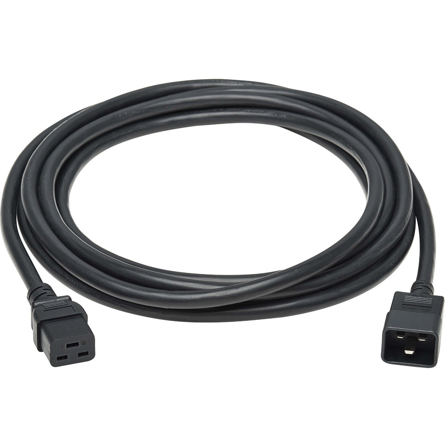Tripp Lite by Eaton Power Extension Cord C19 to C20 - Heavy-Duty 20A 250V 12 AWG 15 ft. (4.6 m) Black - P036-015