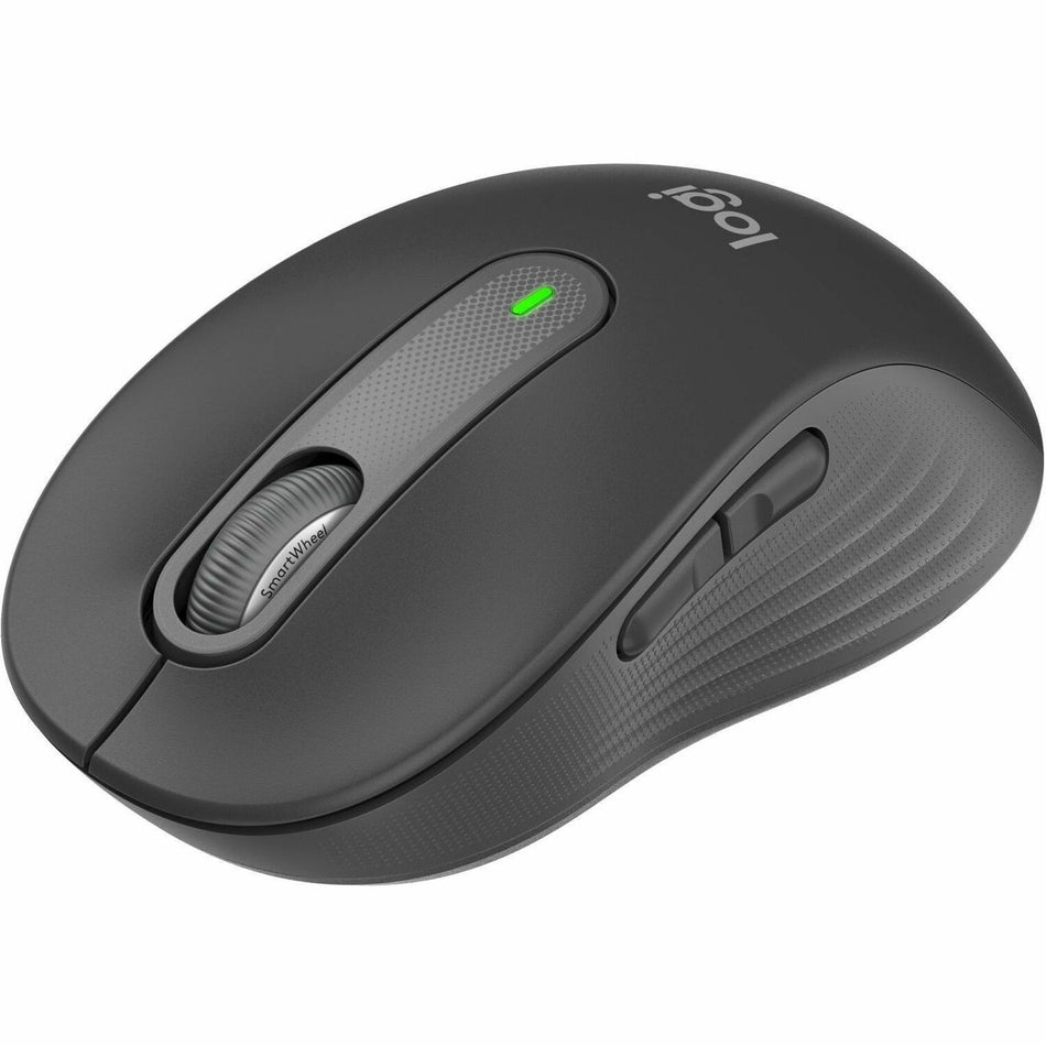 Logitech Signature M650 Wireless Mouse - For Small to Medium Sized Hands, 2-Year Battery, Silent Clicks, Bluetooth, Graphite - 910-006250