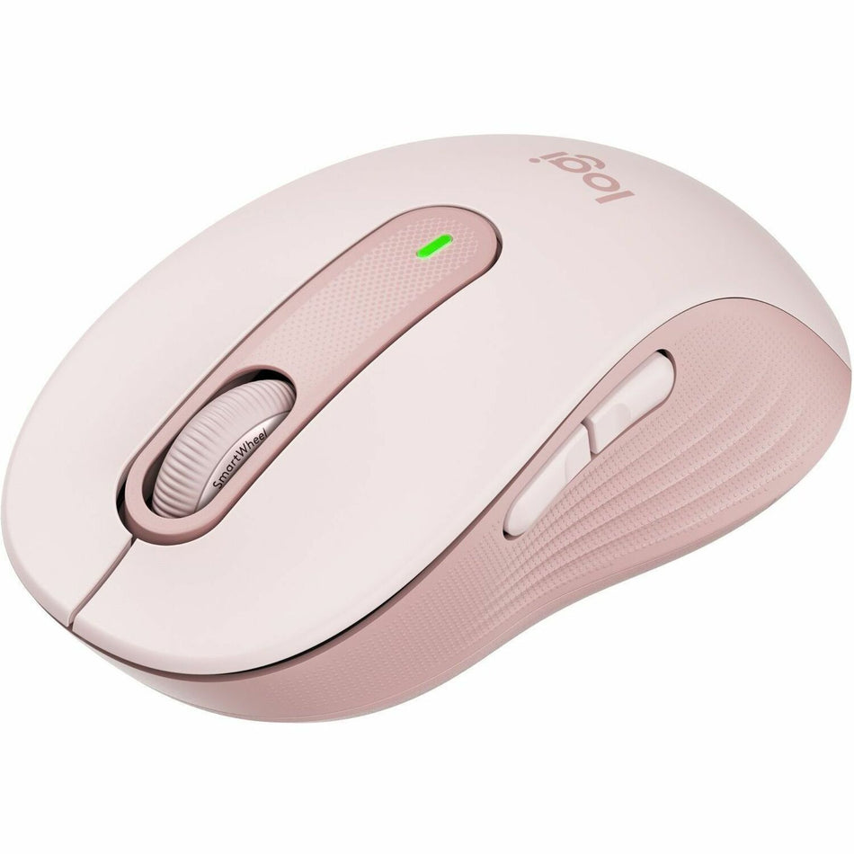Logitech Signature M650 Wireless Mouse - For Small to Medium Sized Hands, 2-Year Battery, Silent Clicks, Rose - 910-006251