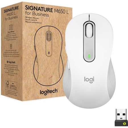 Logitech Signature M650 for Business (Off-White) - Brown Box - 910-006273