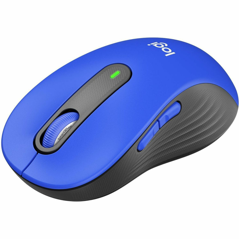 Logitech Signature M650 L Full Size Wireless Mouse - For Large Sized Hands, 2-Year Battery, Silent Clicks, Blue - 910-006232