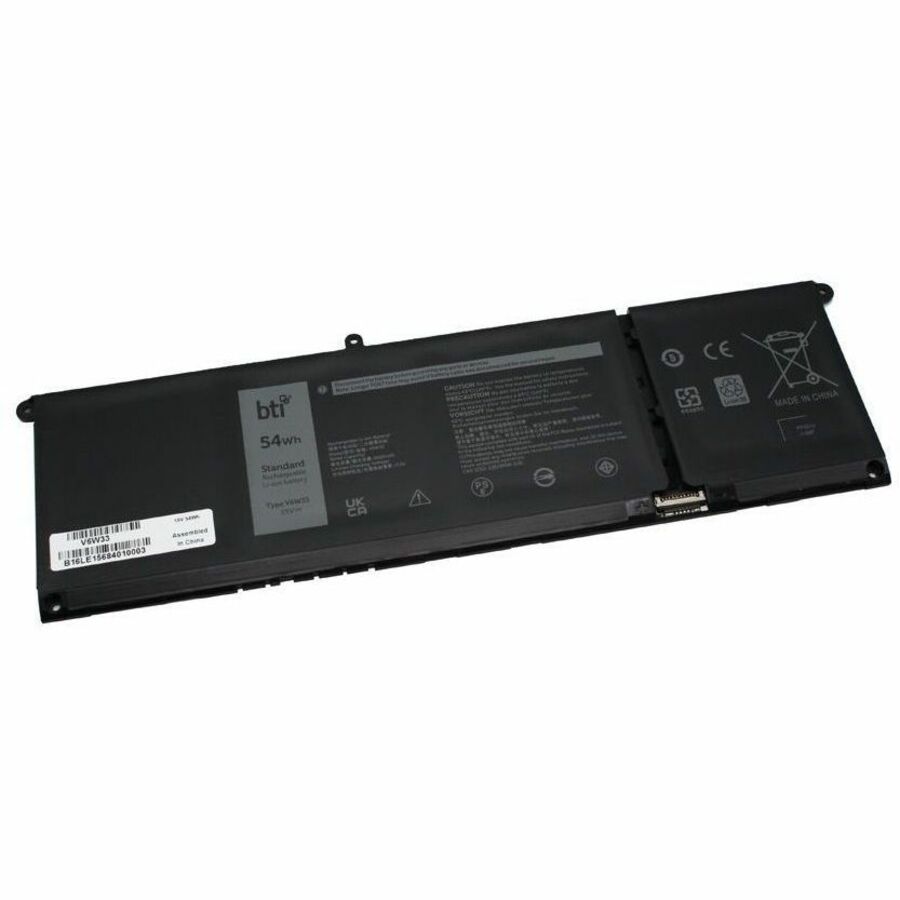 BTI V6W33-BTI 15V 54WHR LI-ION BATTERY 0927N5, 0FH3K2, 0MVK11, 0VKYJX, 0WV3K8, 0XDY9K, CN-0XDY9K, MVK11, V6W33, VKYJX, WV3K8, XPHX8 - V6W33-BTI