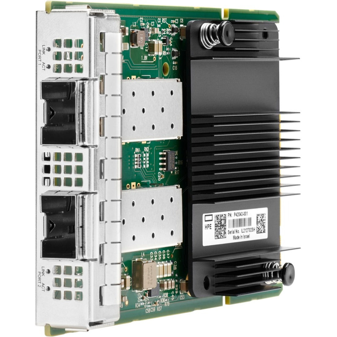 HPE Mellanox MCX631432AS-ADAI Ethernet 10/25Gb 2-port SFP28 OCP3 Adapter for HPE - P42041-B21