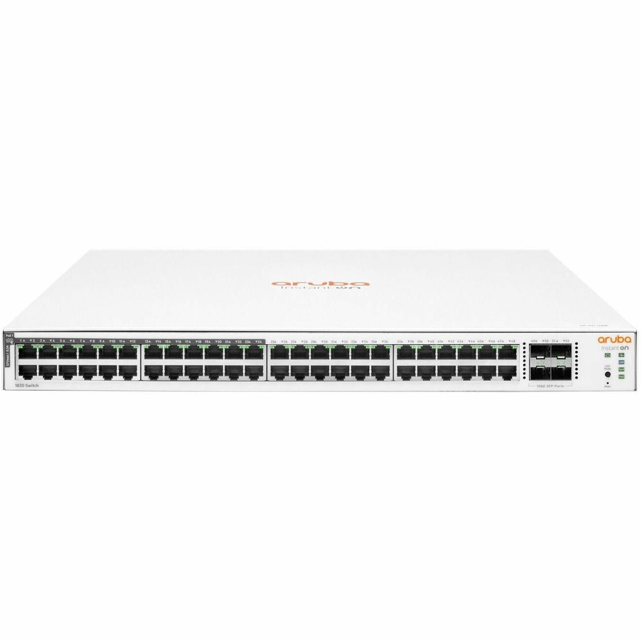 Aruba Instant On 1830 48G 24p Class4 PoE 4SFP 370W Switch - JL815A#ABA