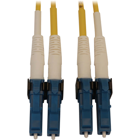 Eaton Tripp Lite Series 400G Duplex Singlemode 9/125 OS2 Switchable Fiber Optic Cable (LC/UPC M/M), LSZH, Yellow, 10 m (32.8 ft.) - N370X-10M