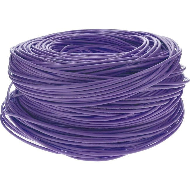 AddOn 1000ft Non-Terminated Purple Cat6 STP PVC Copper Patch Cable - ADD-CAT61KS-PE