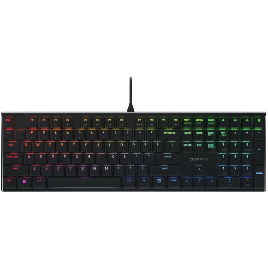 CHERRY MX 10.0N RGB Wired Mechanical Keyboard for Office and Gaming - G8A-25010LVBUS-2