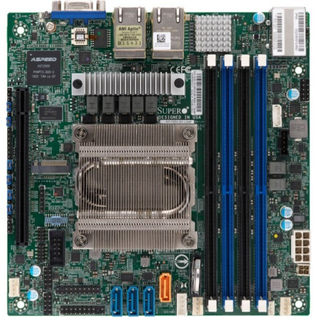 Supermicro M11SDV-8CT-LN4F Server Motherboard - AMD Chipset - Mini ITX - MBD-M11SDV-8CT-LN4F-O