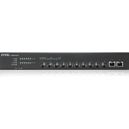 ZYXEL 10-port 10G Smart Managed Fiber Switch with 2 Multi-Gigabit Ports - XS1930-12F