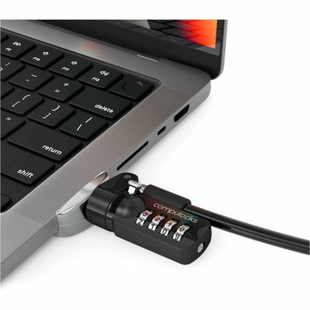 Compulocks Ledge Adapter for MacBook Pro 14-inch (M1/M2/M3/M4/M5) with Combination Cable Lock - MBPR14LDG01CL