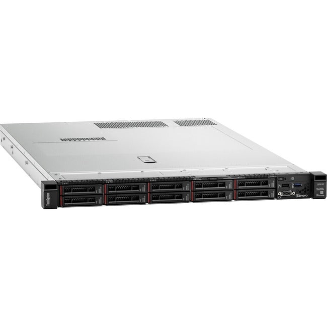 Lenovo ThinkSystem SR630 7X02A0H8NA 1U Rack Server - 1 x Intel Xeon Silver 4214 2.20 GHz - 32 GB RAM - Serial ATA/600, 12Gb/s SAS Controller - 7X02A0H8NA