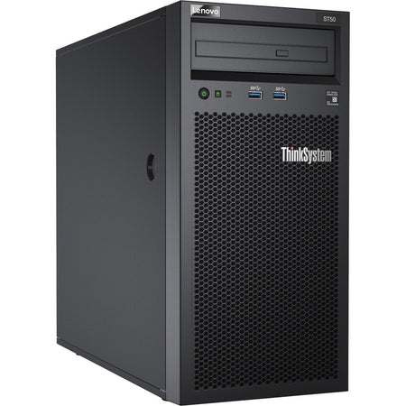 Lenovo ThinkSystem ST50 7Y48A04PNA 4U Tower Server - 1 x Intel Xeon E-2224G 3.50 GHz - 8 GB RAM - Serial ATA/600 Controller - 7Y48A04PNA