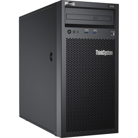 Lenovo ThinkSystem ST50 7Y48A04QNA 4U Tower Server - 1 x Intel Xeon E-2246G 3.60 GHz - 8 GB RAM - Serial ATA/600 Controller - 7Y48A04QNA