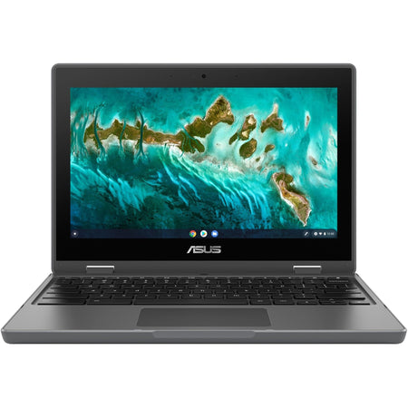 Asus Chromebook Flip CR1 CR1100FKA-YZ142T 11.6" Touchscreen Convertible Chromebook - HD - Intel Celeron N5100 - 4 GB - 32 GB Flash Memory - Dark Gray - CR1100FKA-YZ142T