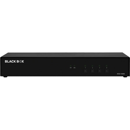 Black Box KVM Switch, NIAP 4.0 Certified - 4-Port, Single-Monitor, DVI-I - KVS4-1004D
