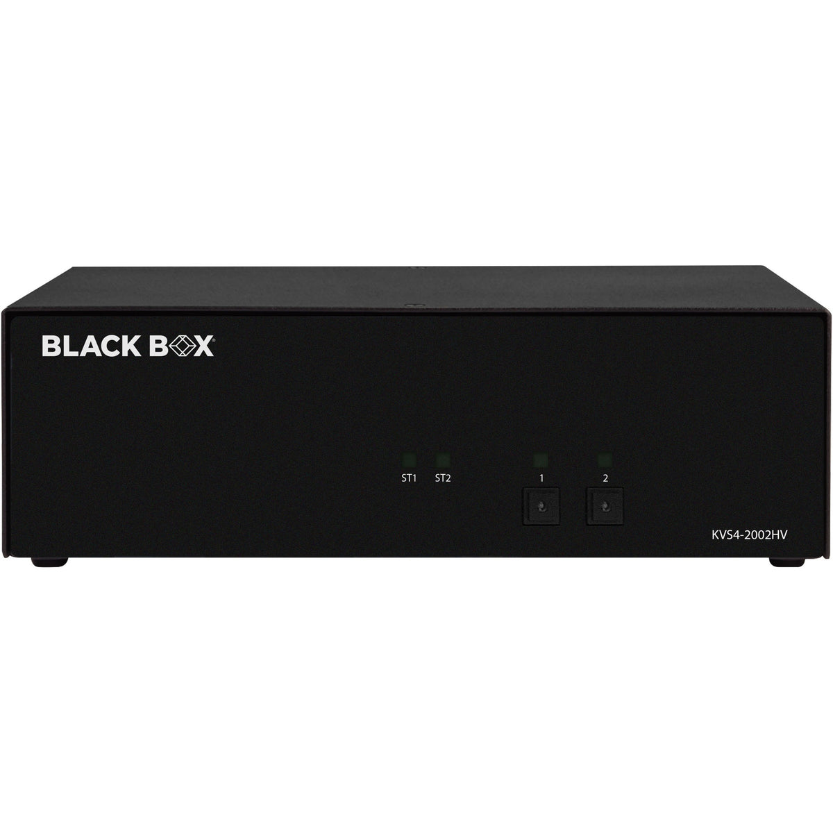 Black Box KVM Switch, NIAP 4.0 Certified - 2-Port, Dual-Monitor, FlexPort HDMI/DisplayPort - KVS4-2002HV