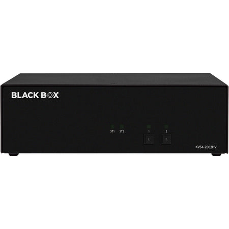 Black Box KVM Switch, NIAP 4.0 Certified - 2-Port, Dual-Monitor, FlexPort HDMI/DisplayPort - KVS4-2002HV