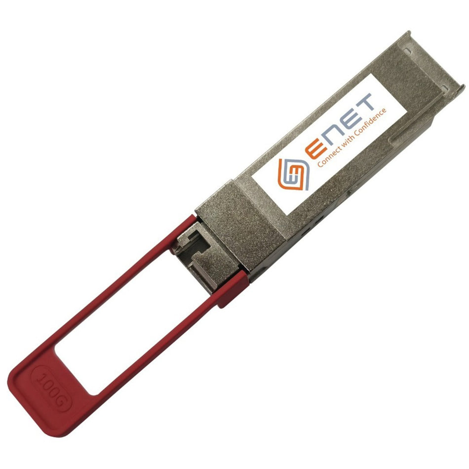 ENET Ruckus (Formerly Brocade) E100G-SQFP28-BXD-10KM Compatible TAA Compliant Functionally Identical 100GBASE-BIDI QSFP28 1331/1271nm 10km DOM SMF Simplex LC Connector Commercial Temp - E100G-QSFP28-BXD-10KM-ENC