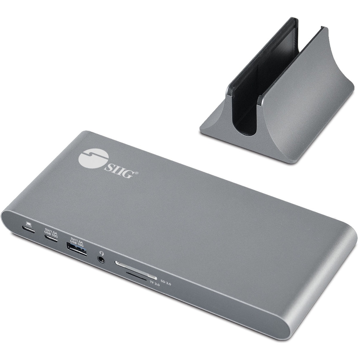 SIIG USB-C Dual 4K Video MST Docking Station with 60WPD Charging - JU-DK0N11-S1