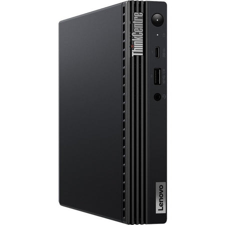 Lenovo ThinkCentre M70q Gen 3 11T3000TUS Desktop Computer - Intel Core i5 12th Gen i5-12400T Hexa-core (6 Core) 1.80 GHz - 8 GB RAM DDR4 SDRAM - 128 GB NVMe M.2 PCI Express PCI Express NVMe 3.0 SSD - Tiny - Black - 11T3000TUS