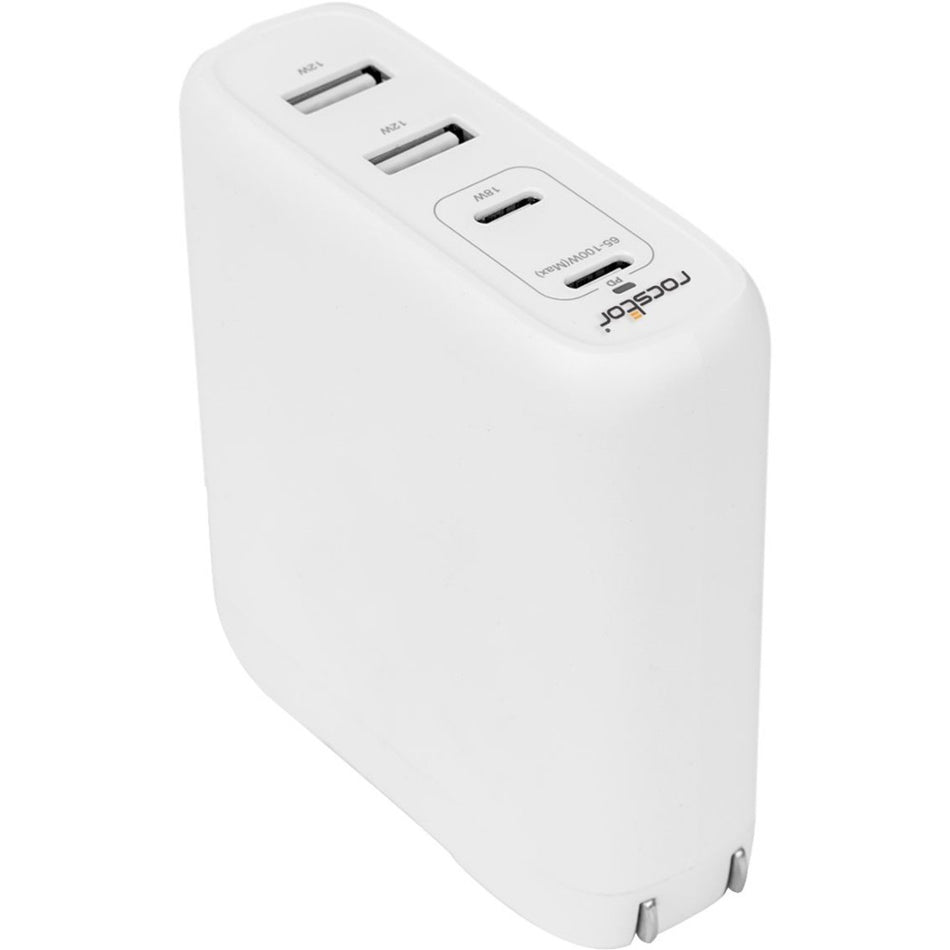 Rocstor 100W 4-Port Smart USB-C Power AC Adapter Charger - Y10A245-W1