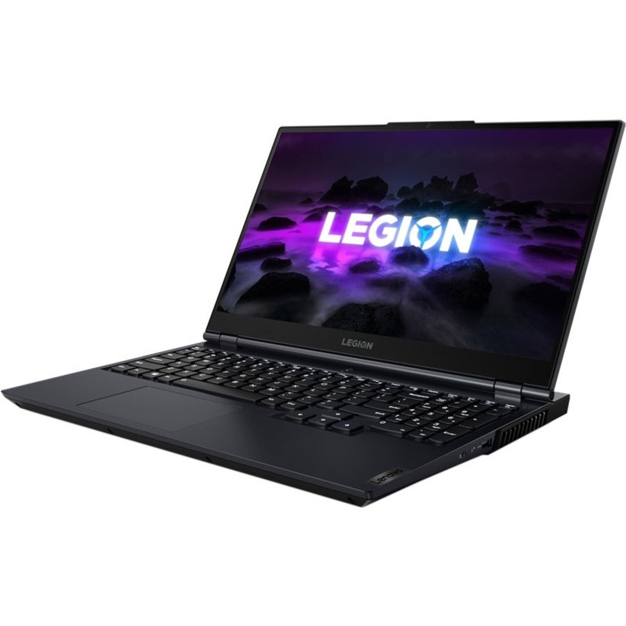 Lenovo-IMSourcing Legion 5 15ACH6 82JW000XUS 15.6" Gaming Notebook - Full HD - AMD Ryzen 7 5800H - 8 GB - 512 GB SSD - English (US) Keyboard - Phantom Blue, Shadow Black - 82JW000XUS