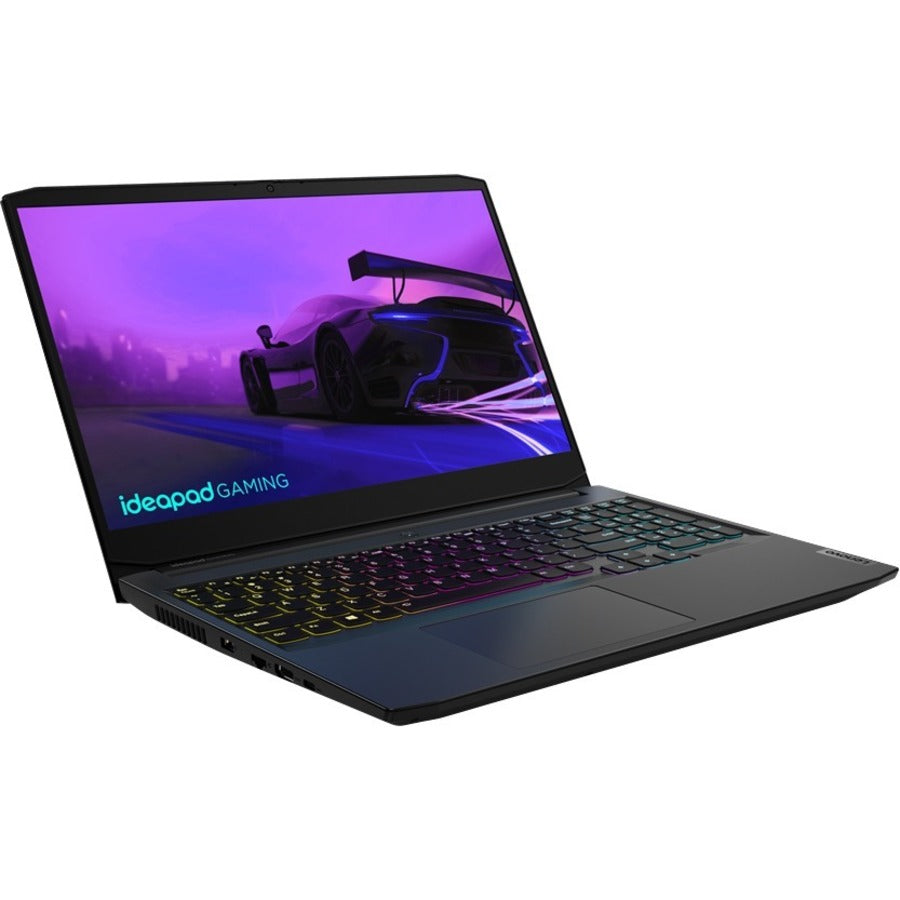 Lenovo-IMSourcing IdeaPad Gaming 3 15IHU6 82K10003US 15.6" Gaming Notebook - Full HD - Intel Core i7 11th Gen i7-11370H - 8 GB - 1 TB HDD - 256 GB SSD - English (US) Keyboard - Shadow Black - 82K10003US