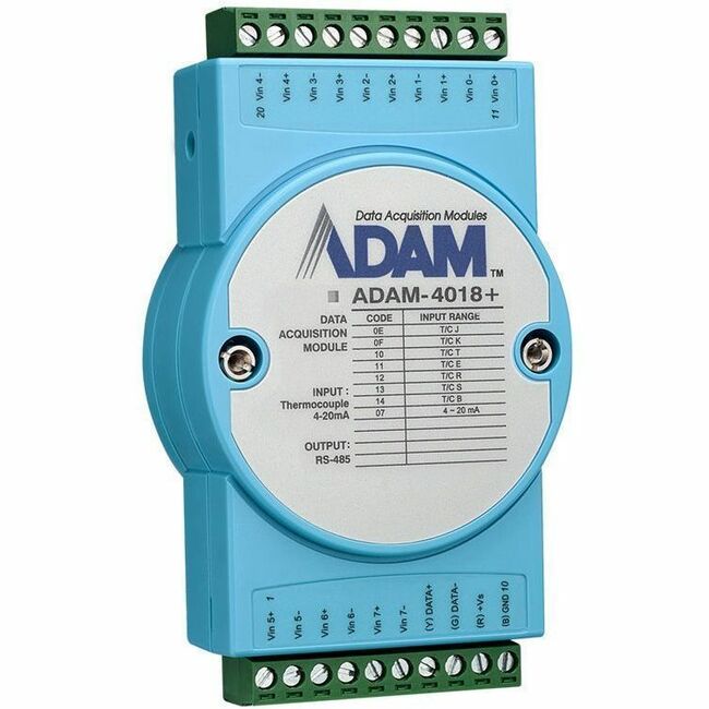 Advantech ADAM-4018+ I/O Module - ADAM-4018+-F