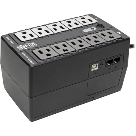 Tripp Lite by Eaton UPS 550VA 300W Standby UPS - 10 NEMA 5-15R Outlets 120V 50/60 Hz USB 5-15P Plug Desktop/Wall Mount - INTERNET550U