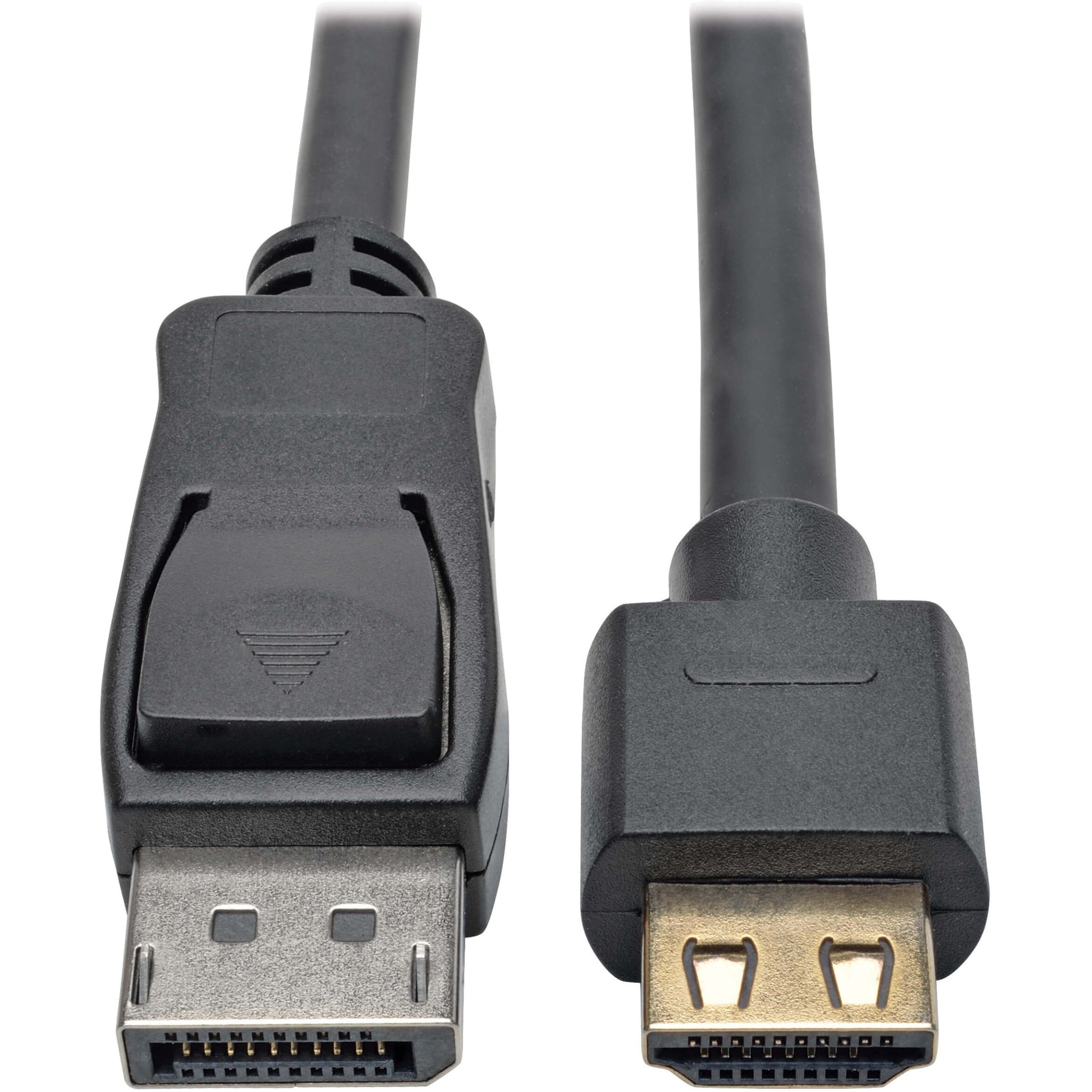 Eaton Tripp Lite Series DisplayPort 1.4 to HDMI Active Adapter Cable (M/M), 4K 60 Hz, 4:4:4, HDR, HDCP 2.2, 3 ft. (0.9 m), TAA - P582-003-HD-V4A
