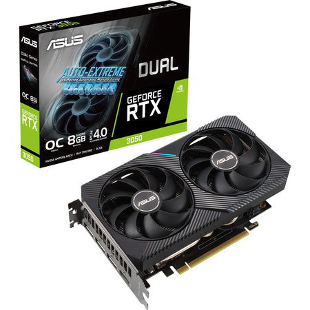 Asus NVIDIA GeForce RTX 3050 Graphic Card - 8 GB GDDR6 - DUAL-RTX3050-O8G