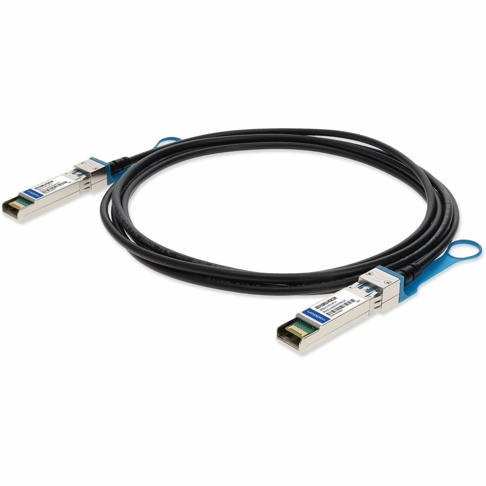 AddOn Brocade (Formerly) 1G-SFP-TWX-010 to Juniper Networks EX-SFP-1GE-DAC-1M Compatible TAA Compliant 1000Base-CU SFP to SFP Direct Attach Cable (Passive Twinax, 1m) - ADD-S1BRS1J-PDAC1M