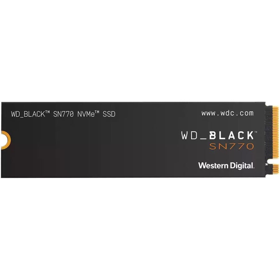 WD Black SN770 WDS100T3X0E 1 TB Solid State Drive - M.2 2280 Internal - PCI Express NVMe (PCI Express NVMe 4.0 x4) - WDS100T3X0E