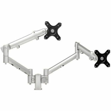 Atdec Mounting Arm for Monitor, Flat Panel Display, Curved Screen Display - Silver - Landscape/Portrait - AWMS-2-D13-F-S