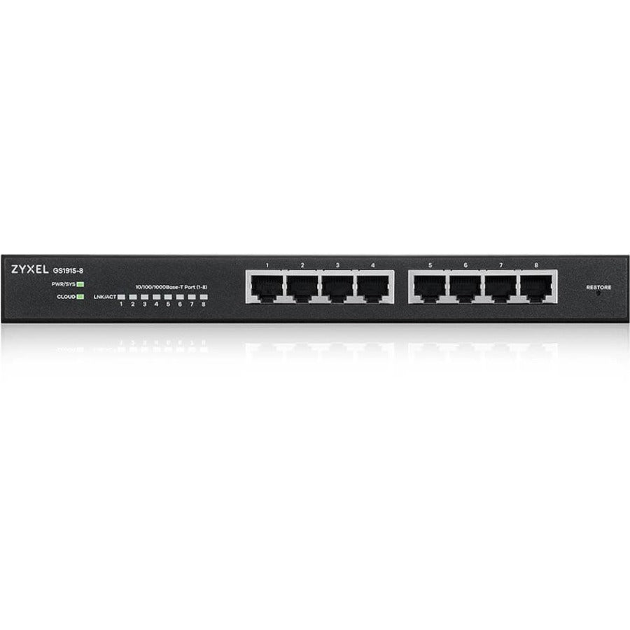 ZYXEL 8-port GbE Smart Managed Switch - GS1915-8