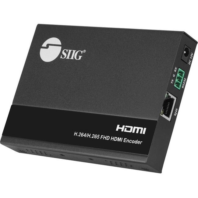 SIIG 1080p HDMI Video H.264 H.265 IPTV Encoder with Loopout - CE-H27511-S1