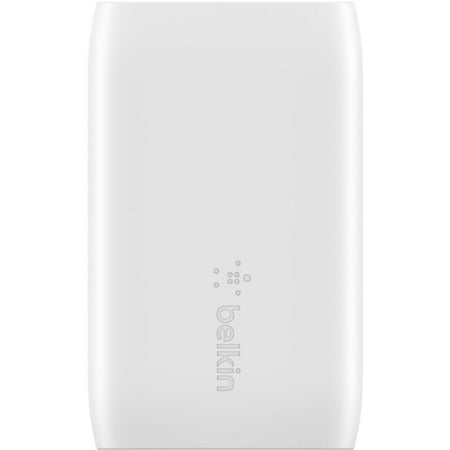 Belkin BoostCharge Dual Wall Charger with PPS (USB-C Cable with Lightning Connector included) - Power Adapter - WCB007DQ1MWH-B5