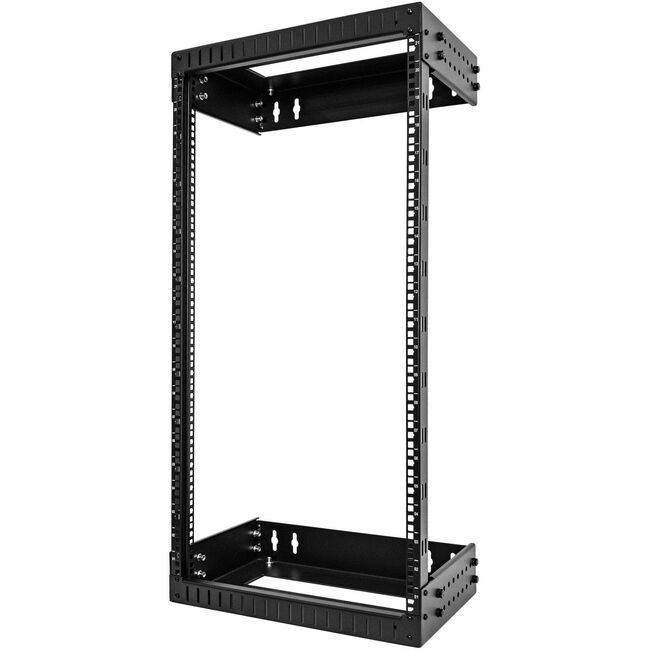 StarTech.com 2-Post 21U Heavy-Duty Wall Mount Network Rack, 19" Open Frame Server Rack with Adjustable Depth, Data Rack for IT Equipment~ - RACK-21U-20-WALL-OA