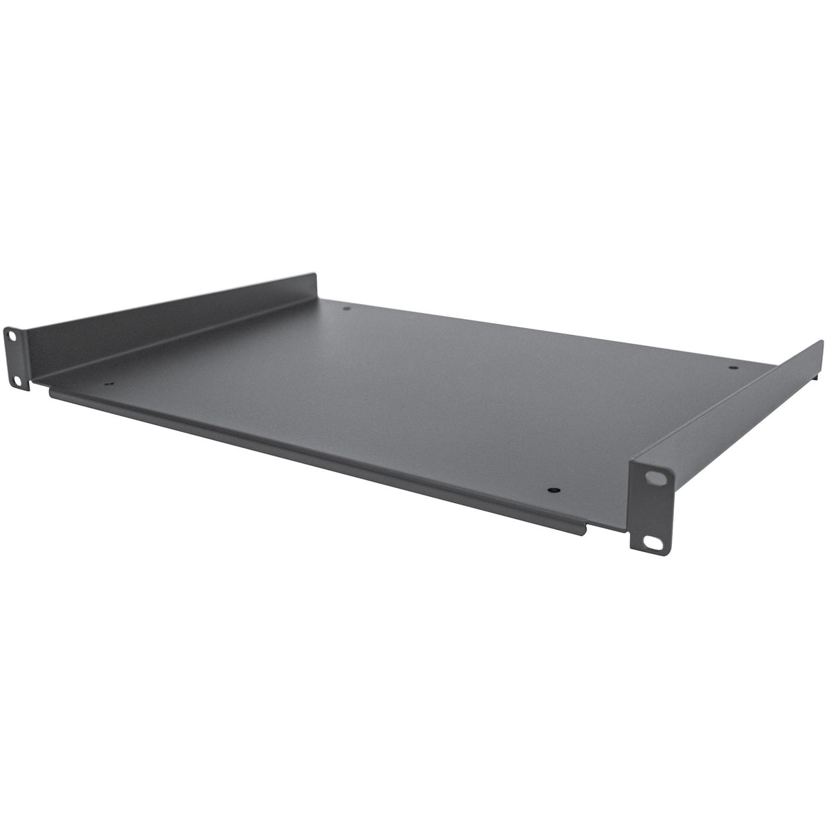 StarTech.com 1U Server Rack Cabinet Shelf - Fixed 12" Deep Cantilever Rackmount Tray for 19" Data/AV/Network Enclosure w/cage nuts, screws - SHELF-1U-12-FIXED-S