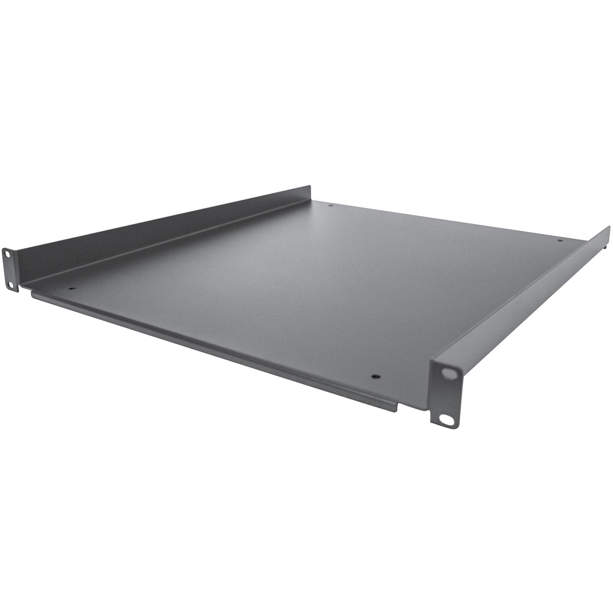 StarTech.com 1U Server Rack Cabinet Shelf - Fixed 20" Deep Cantilever Rackmount Tray for 19" Data/AV/Network Enclosure w/cage nuts, screws - SHELF-1U-20-FIXED-S