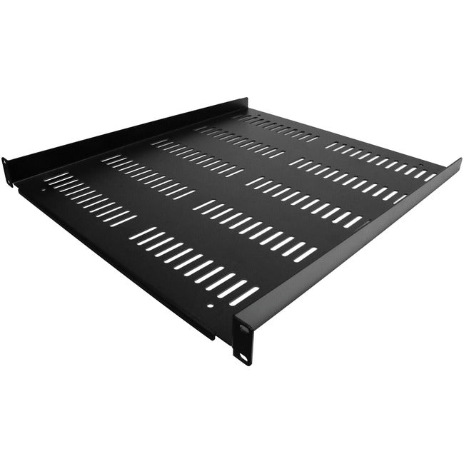 StarTech.com 1U Vented Server Rack Cabinet Shelf - Fixed 20" Deep Cantilever Rackmount Tray for 19" Data/AV/Network Enclosure w/Cage Nuts - SHELF-1U-20-FIXED-V