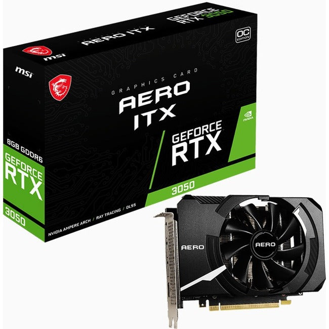 MSI NVIDIA GeForce RTX 3050 Graphic Card - 8 GB GDDR6 - G3050AITX8C